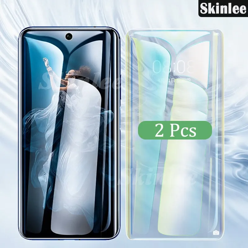2 Pcs for Vivo X300 FE Screen Protector Tempered Glass Transparent Clear Screen Glass Film Casing for Vivo X300 FE Cover No Black Edges
