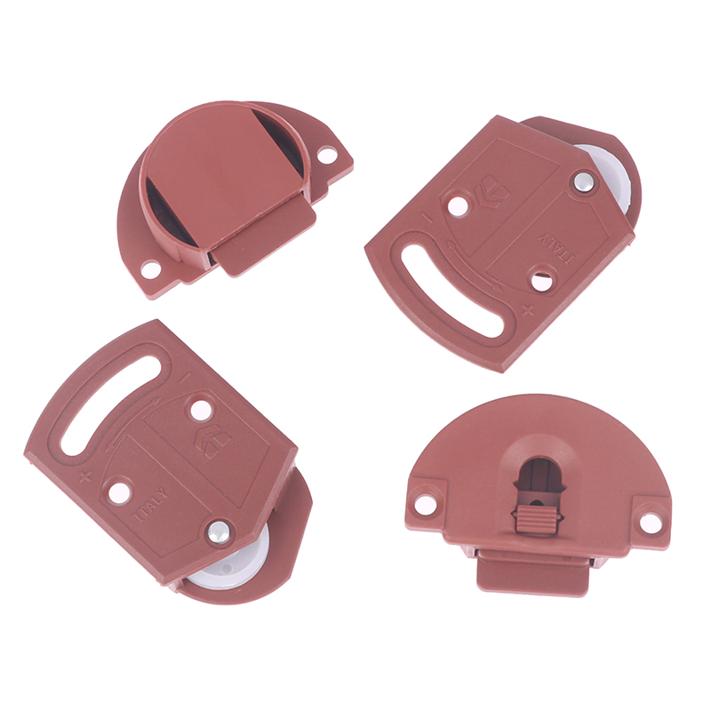 2 Pairs Vintage Style ABS Wheel Single Pulley Furniture Sliding Door Roller Set Perfect For Cabinet&Cupboard 5a63