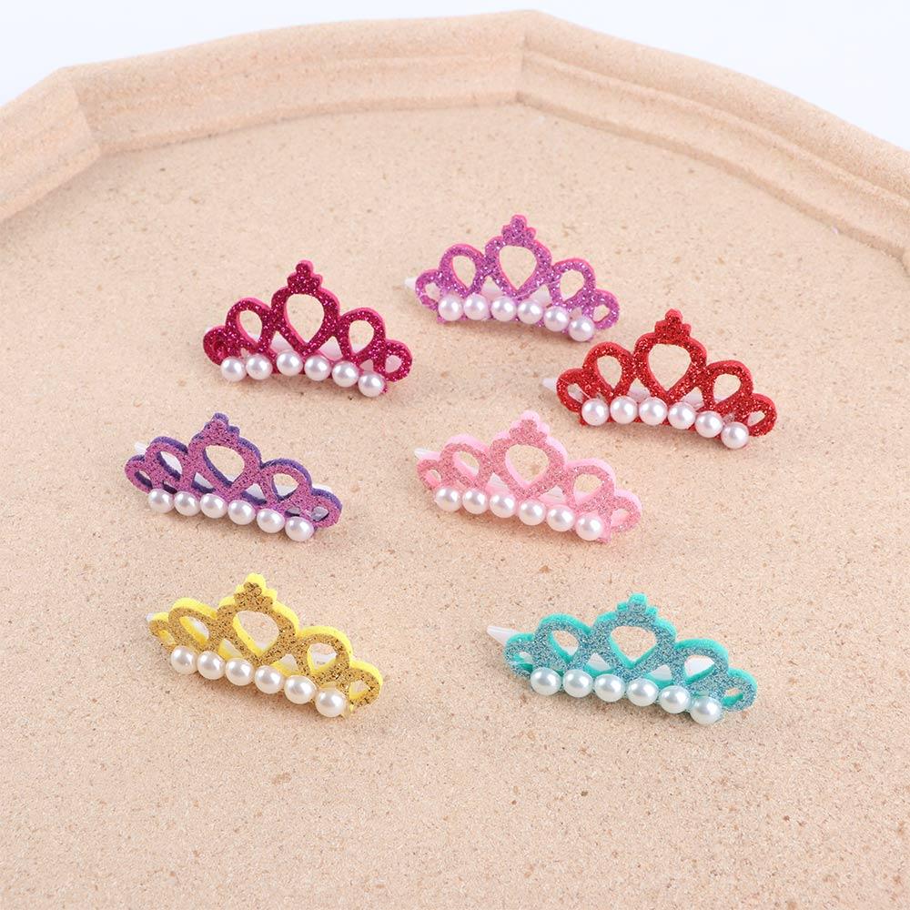 Fashion Glittering for Puppy,Cat Cute Pet Decor Crown Shape Bows Pets Hair Clips Pet Grooming Supplies Pet Hairpins Dog Accessories