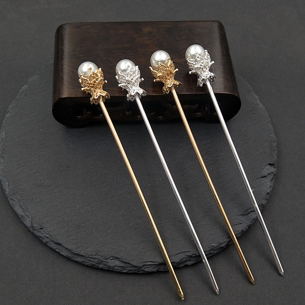 2021 New Elegant Vintage Headwear Metal Hair Clip Hairpin Hair Accessories Hair Sticks