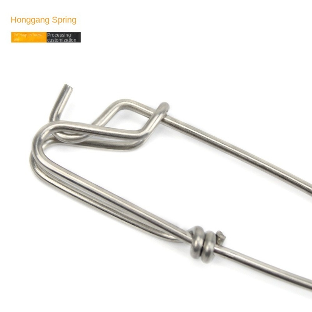 10pcs high strength Corrosion-Resistant Fishing Snap Branch Hangers Stainless Steel Fishing Connector Snapper Premium Branch Hangers