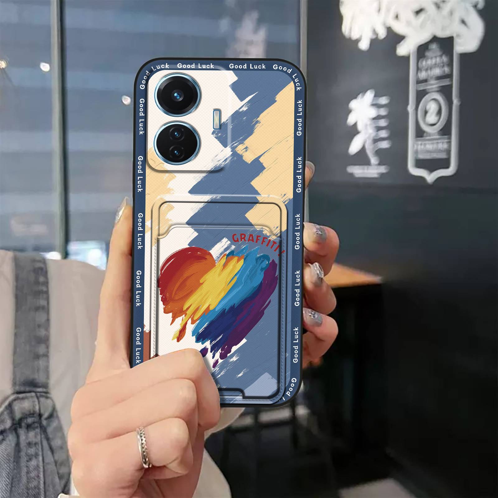 Cover Dirt-resistant Phone Case For VIVO T1 4G 44W/IQOO Z6 44W Anti-knock Soft case protective Graffiti Back Cover Cute