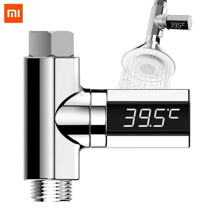 Wenefang Xiaomi Youpin LED Digital Display Thermometer Visual Waterproof Shower Digital Water Tester Monitor For Home Garden Baby Shower
