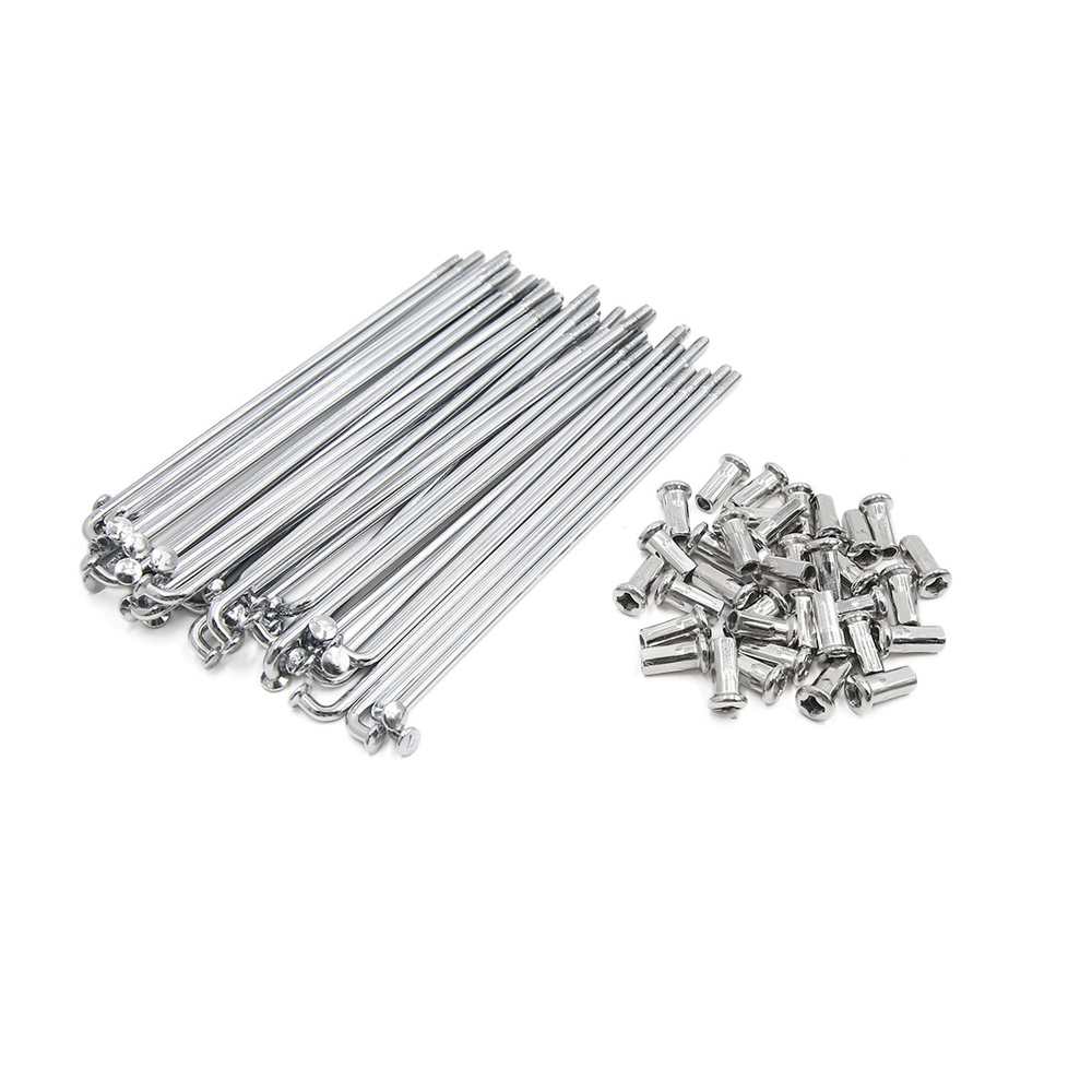 Bike Accessories Electric Bike 27.5inch 700C Wheels Road Bike Mountain Bike Stainless Steel Spokes Nipples Bicycle Spokes Cycle Spokes