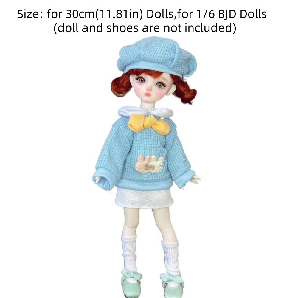 Lovely Dress Up 30cm Doll Clothes Casual Wear Skirt Princess BJD Doll Outfit Makeup Toy Cute Sweet Doll Lolita Dress DIY Toy