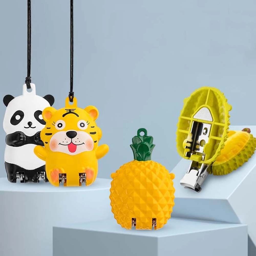 Polishing Gift Nail Care Pedicure Tool Fruits Animal Cute Nail Clipper Mini Nail File Manicure Tool Cartoon Nail Sanding