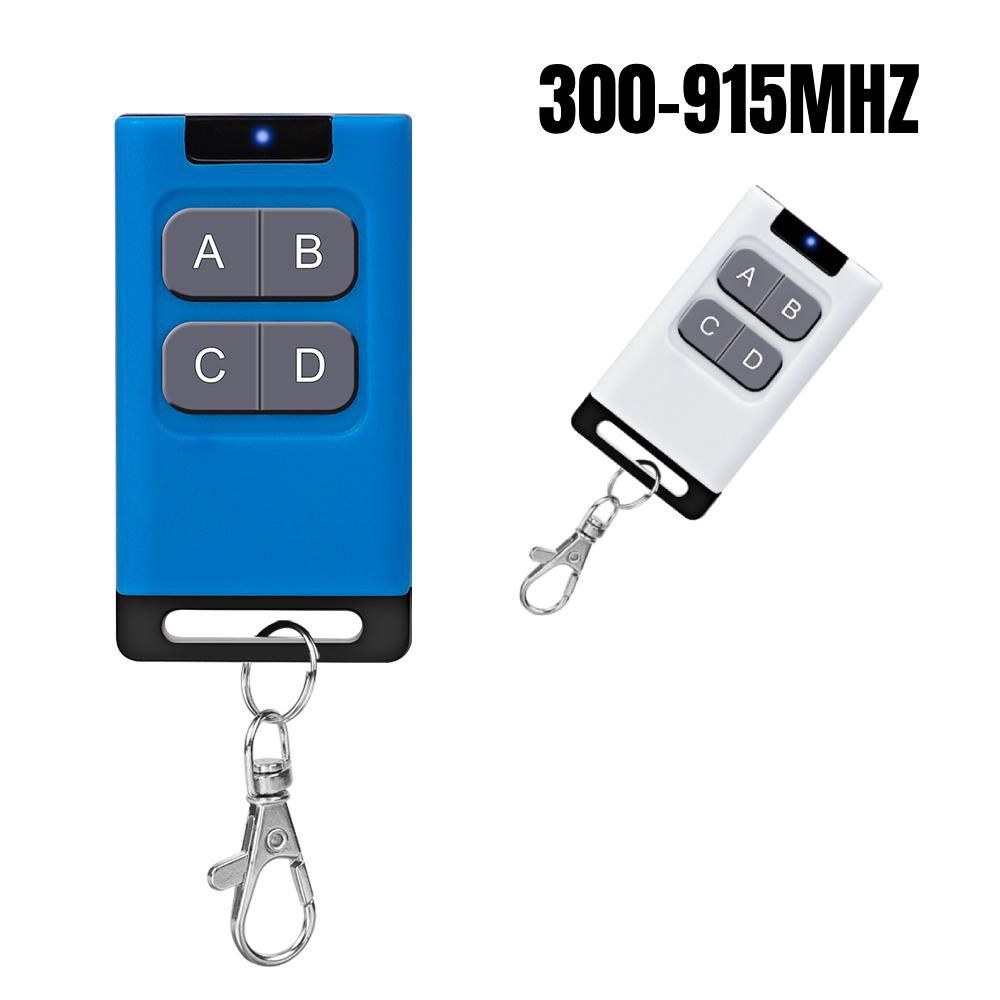433MHZ Remote Control Wireless 4 Keys Duplicator Copy Remote Control for Universal Garage Door Gate Key Fob,
