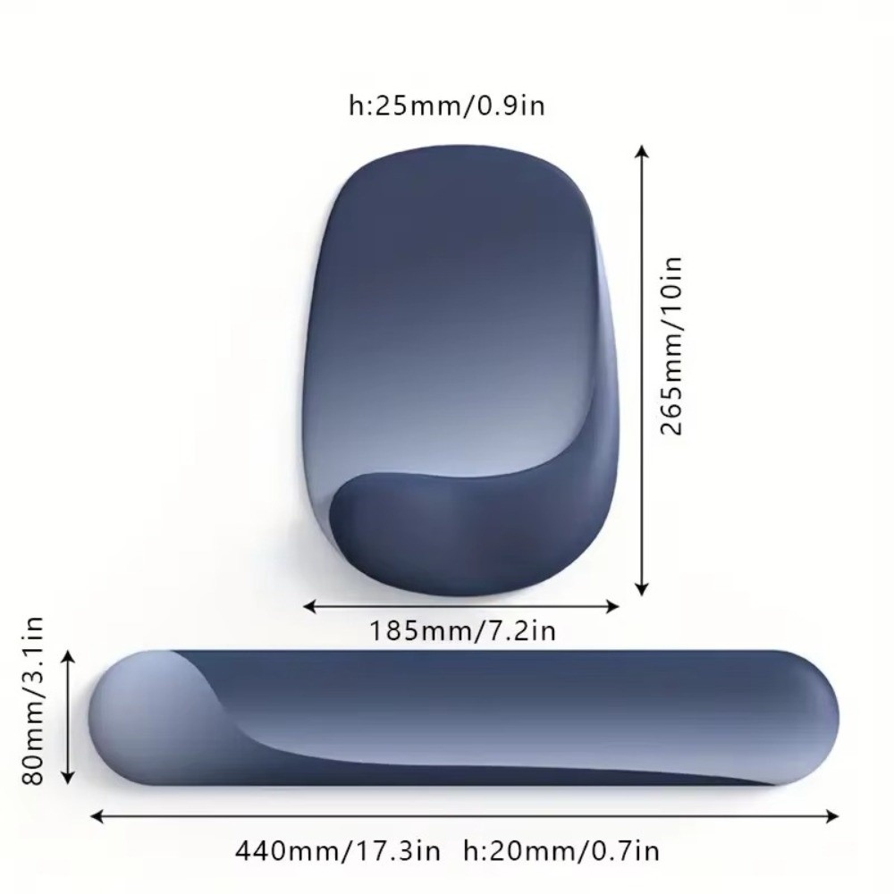 Gaming Mousepad Ergonomic Wrist Support Mouse Pad Slow Rebound Soft Keyboard Hand Cushion Non-Slip Creative Hand Support Pillow Student