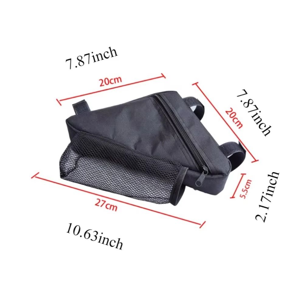 Riding Equipment Cloth Bicycle Triangle Bag Ultra-light Large Capacity Bike Beam Hanging Bag Portable Storage Mountain Bike Bag Bike Accessories