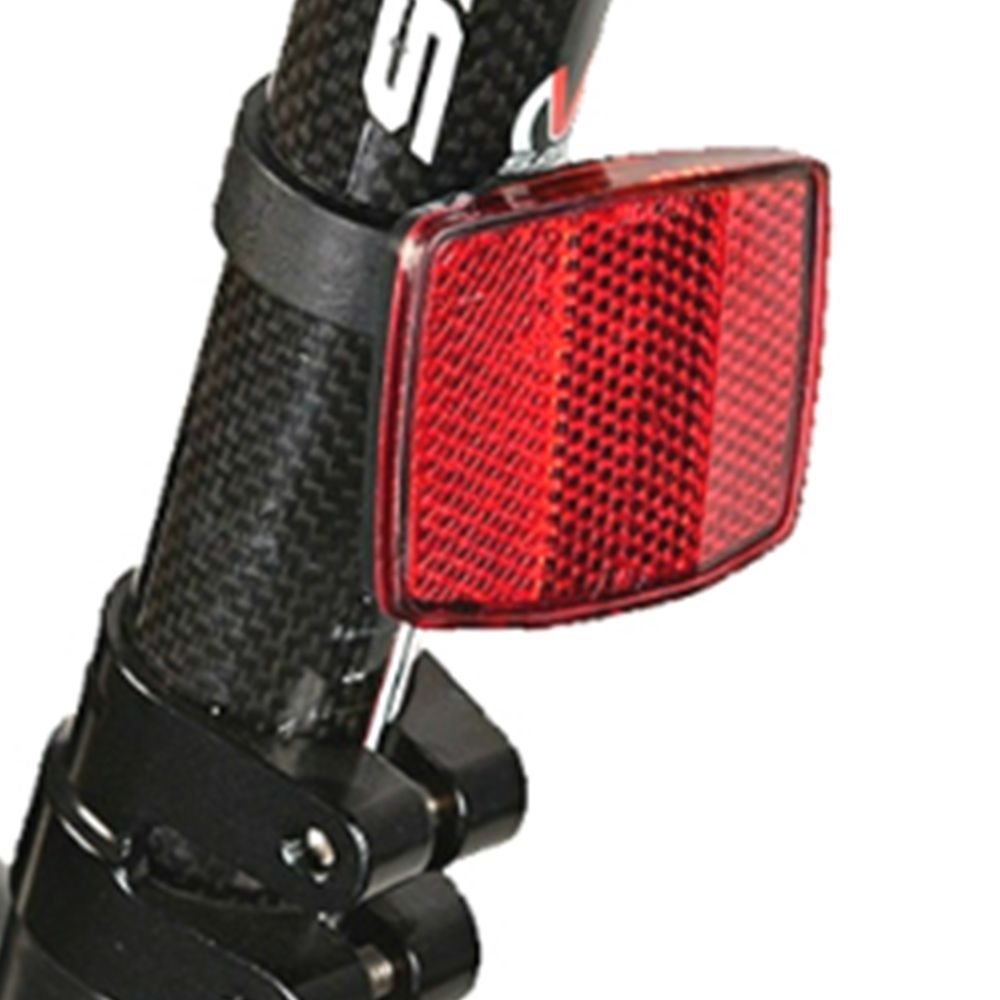 Plastic Front Rear MTB Road Bike Safety Accessories Reflector Warning Light Reflective Lens