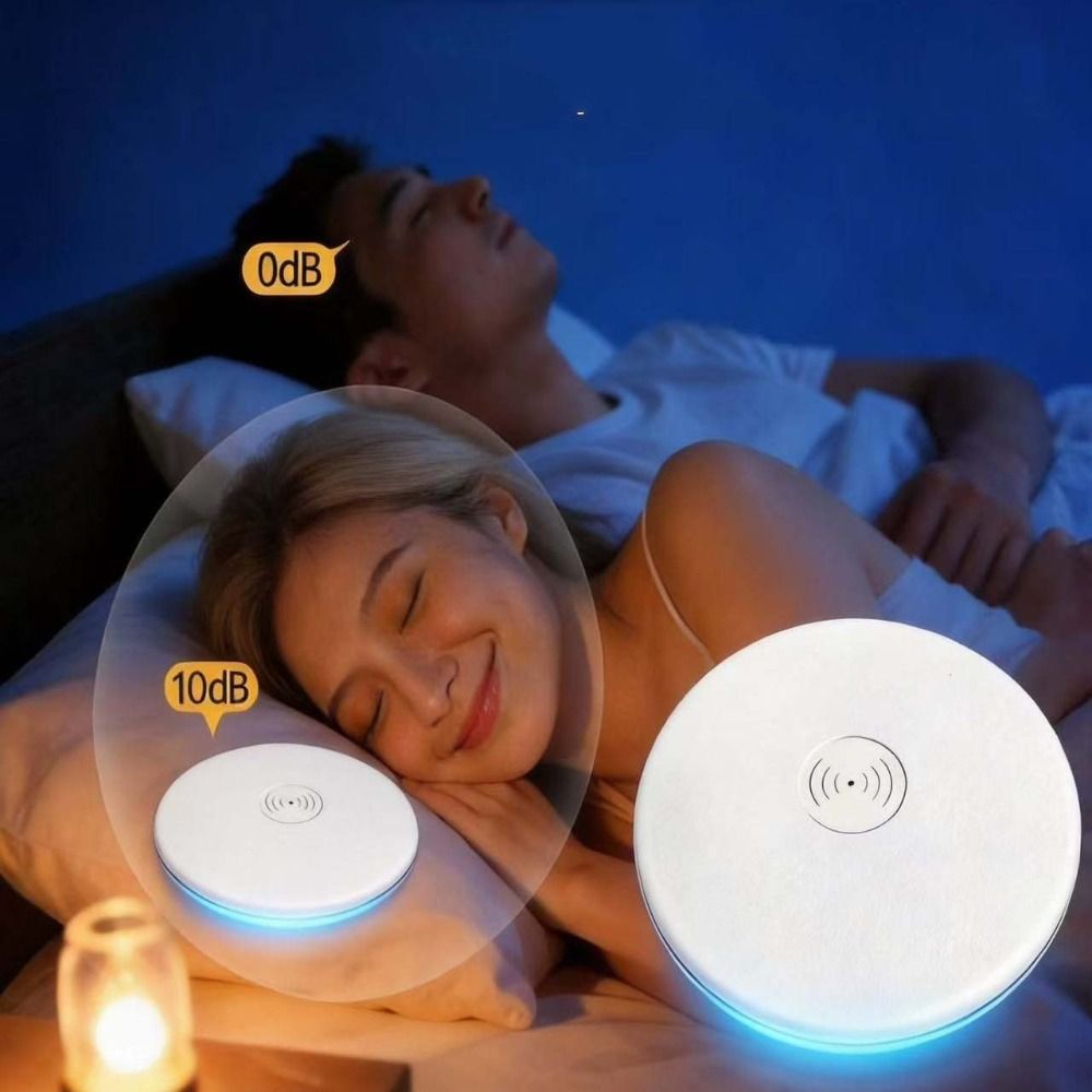Portable Sleep Aid Under Pillow Bluetooth Speaker HiFi Stereo Sound Ultra-Thin Wireless Sleeping Speaker Mini Built-in White Noise Bedroom Pillow Speaker Home Use