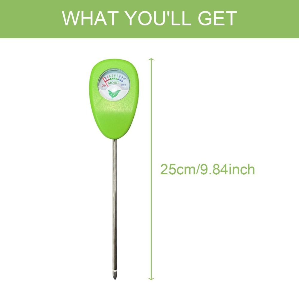 Measuring Tool No Battery Moisture Tester Temperature Tester Humidity Tool Hygrometer Dial Hydrometer Dry Wet Monitoring Soil Moisture Meter Soil Testing
