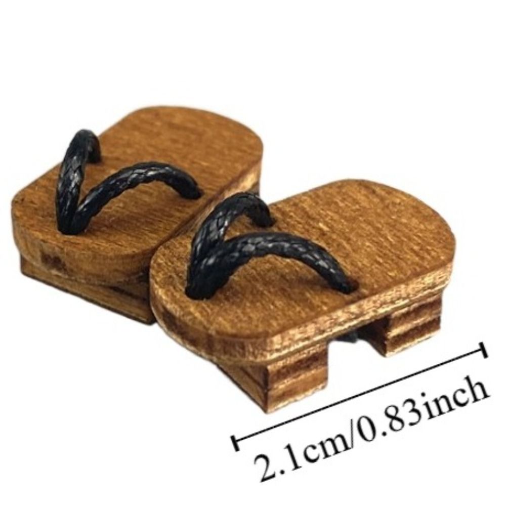 Pair Lovely Japanese Style Obitsu 11 Doll Shoes Wooden Clogs Mini /12 Bjd Doll Shoes Cute Kimono /12 Bjd Doll Accessories Cotton Stuffed Dolls