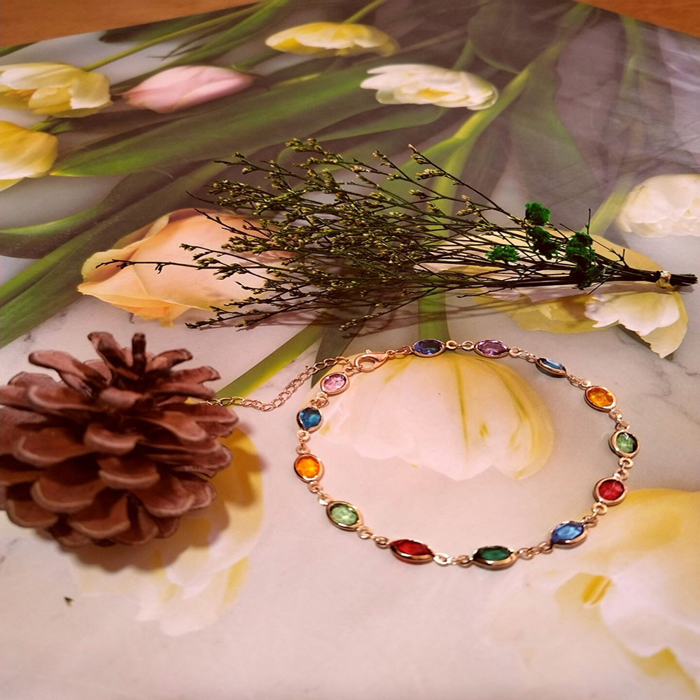 【New Micro-inlaid Crystal anklet 2023 Women's Personality Foot Jewelry