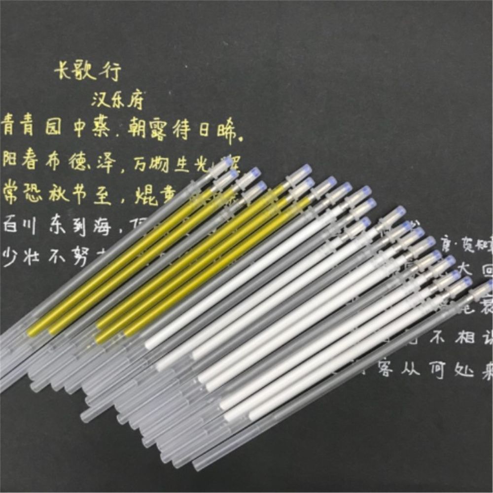 Writing Supplies Office Supplies Ink Refill White Inks 0.7mm School Signature Rods Gel Ink Pen DIY Scrapbooking Tool Gel Pen Refills