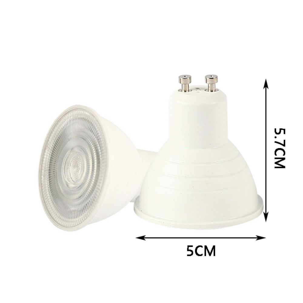 New Plastic GU10 LED Bulbs 6W 220V Energy-Saving Spot Light Bulb Universal COB LED Track Lamp Ceiling