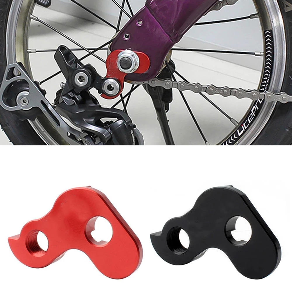 Durable Speed Change Aluminum Alloy Bike Rear Derailleur Hanger Rear Derailleur Tail Hook Rear Shifting Single-speed Modified
