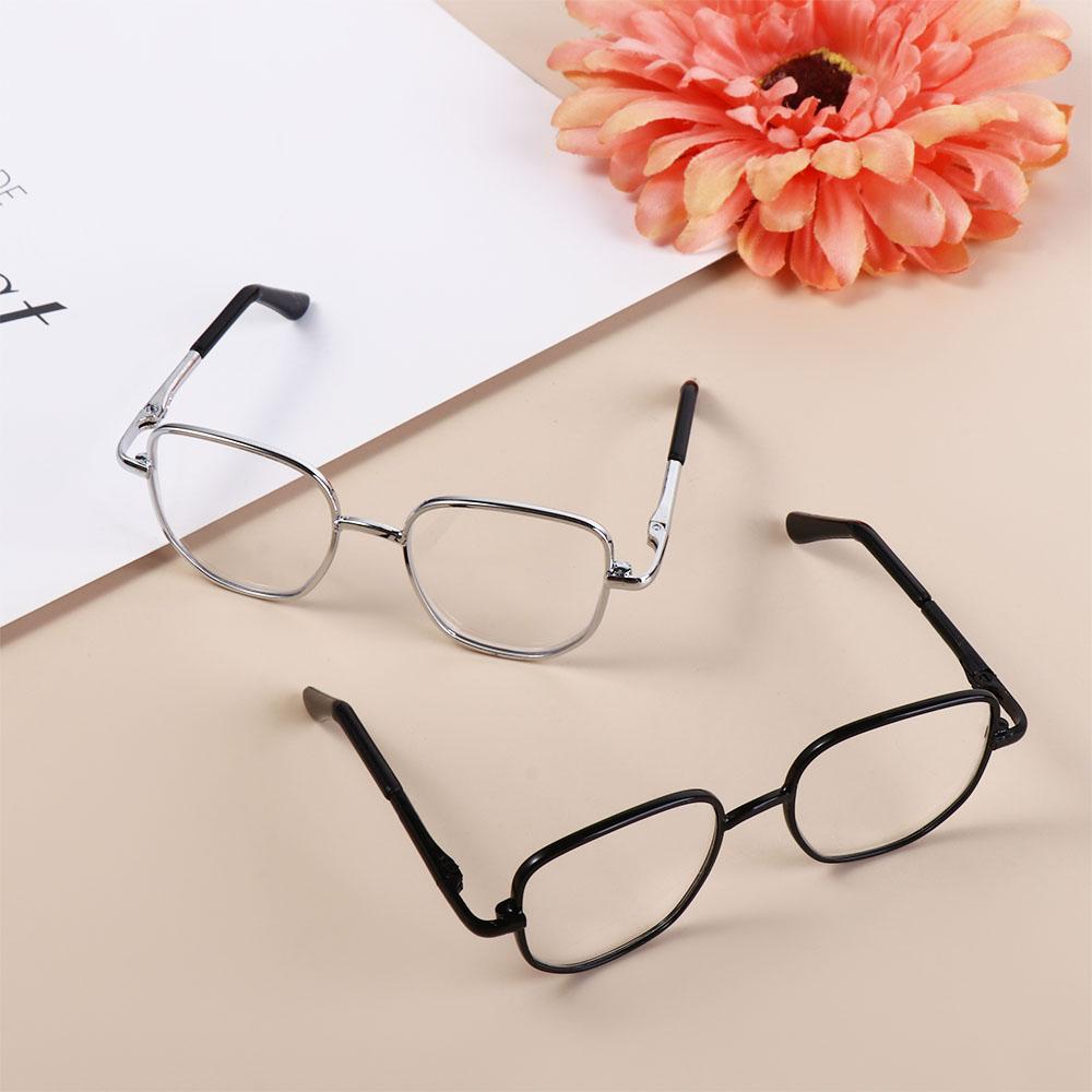 Cute Lovely Preppy Cotton Doll‘s Glasses Korea Kpop Cotton Doll Eyeglasses Cartoon Idol Plush Doll Glasses Kids