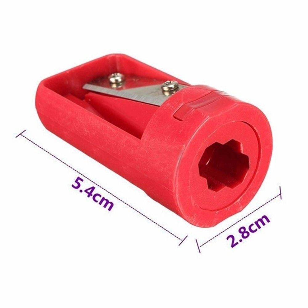 Mini Hand Tools Manual Woodwork Pencil Cutter Portable Useful Carpenter Pencil Sharpener Blue Practical Student