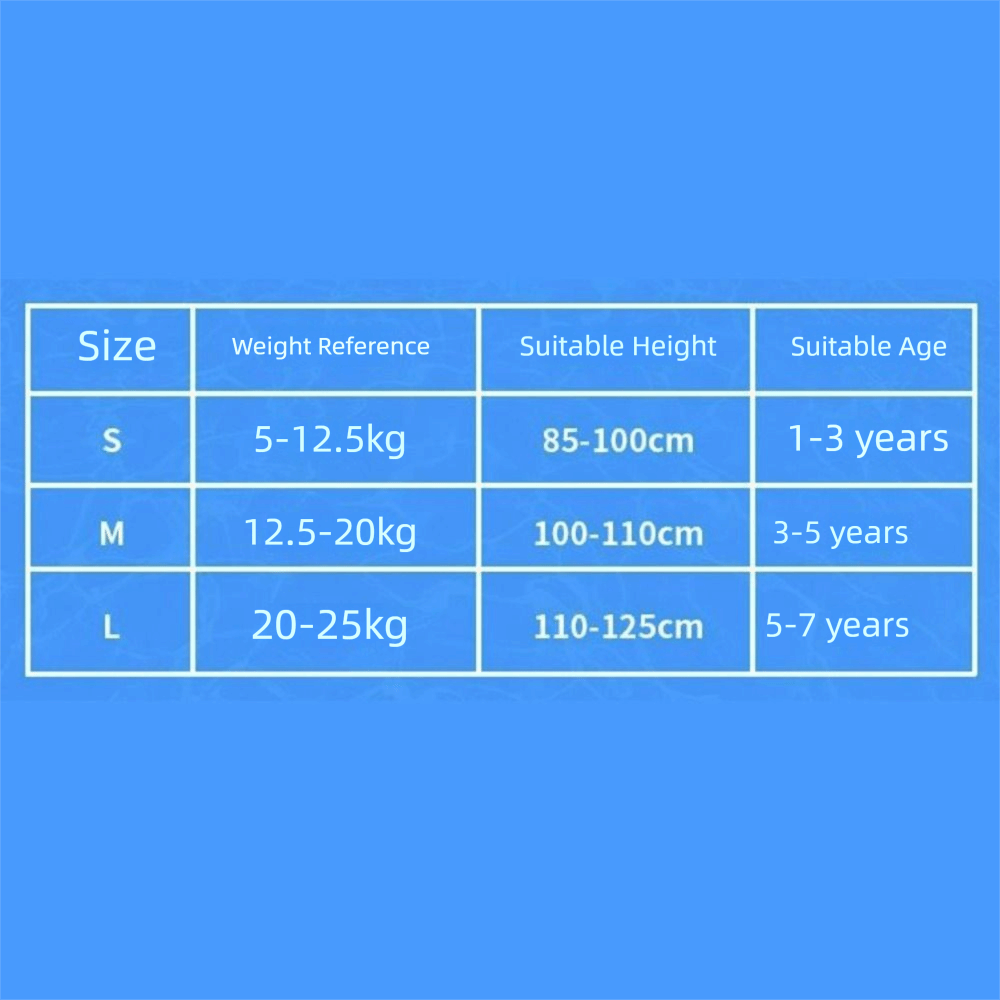 Swimming Arm Ring Not Falling Off Child Buoyancy Vest Anti Rollover Adjustable Baby Swimming Jackets Stable Cartoon Inflation-Free Swimming Vest Child