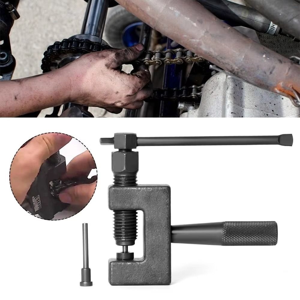 Bicycle Link Circuit Breaker Steel Bike Chain Detacher Repair Disassembly Bicycle Chain Breaker Riveting Tool Assembly Bicycle Link Circuit Distributor Pin Service Tool