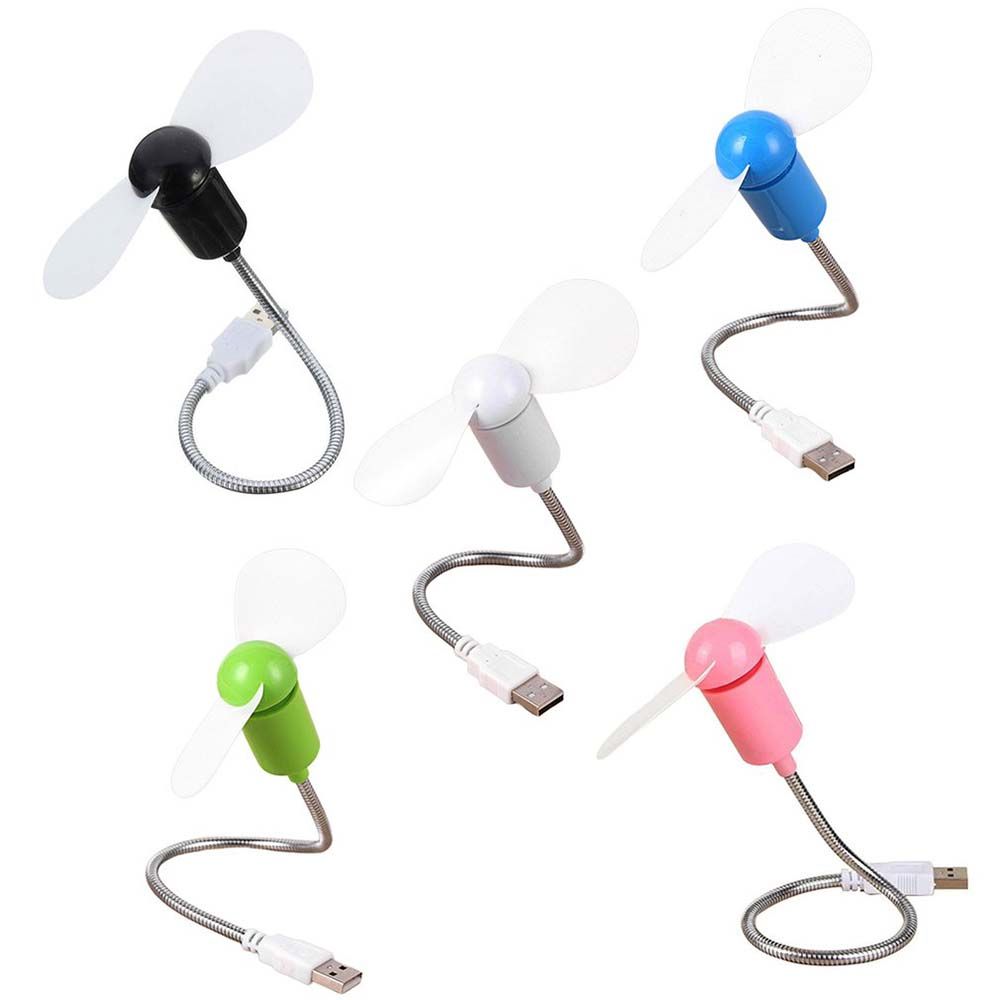 Mini Summer Soft Leaf Bendable Freely Computer Ventilador Electric Fan Snake Fan Air Cooler