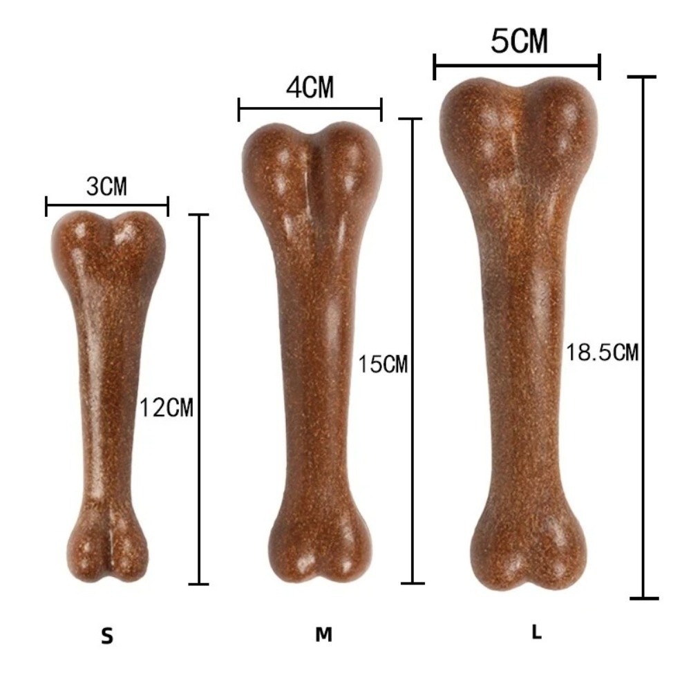 Natural Non-Toxic Dog Bone Chew Toy Nearly Indestructible Anti-Bite Puppy Chew Toy for Small Medium Large Dogs Pet Chew Toy