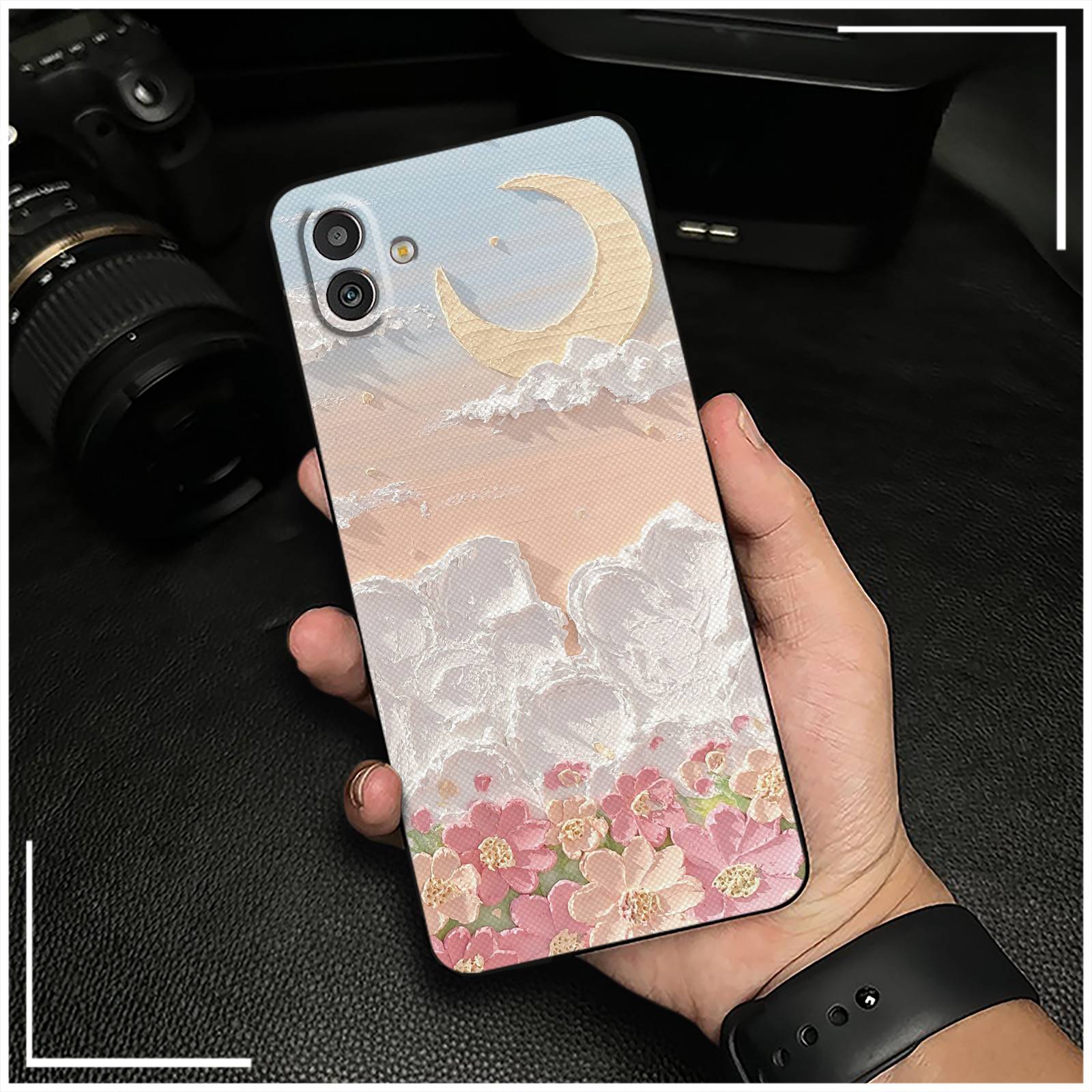 Oil Painting Silicone Phone Case For Samsung Galaxy M13 5G/SM-M136B Full wrap Dirt-resistant Waterproof Phone Pouch Cute