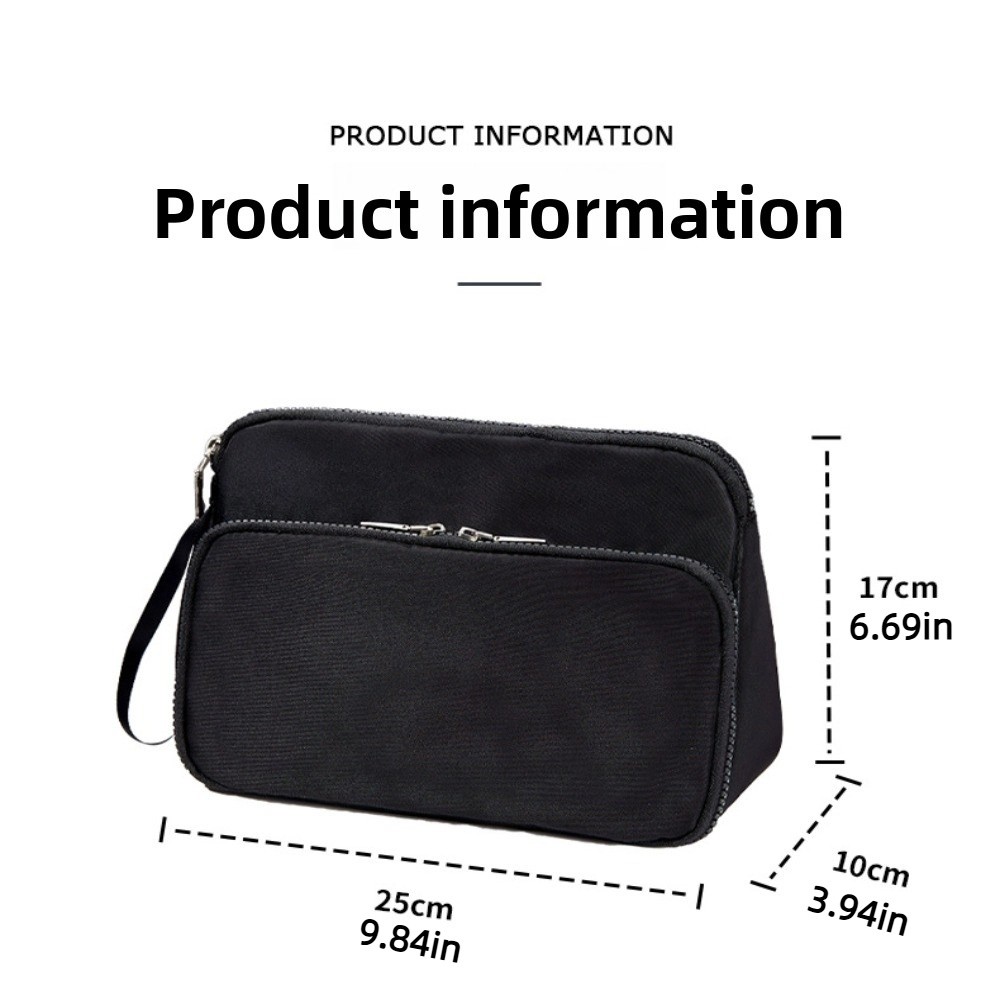 Z. Folding Cosmetic Bag Portable Travel Makeup Organizer Bags Dry&Wet Separation Toiletry Bag Women Waterproof Storage Washbag