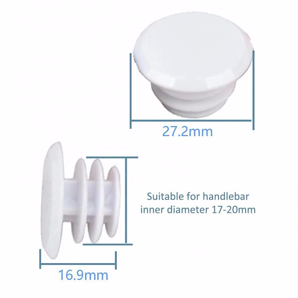 Mini Plastic Stoppers Caps Mountain Road Bike Handlebars Grip End Plug Bicycle Handlebar Plugs Handle Bar End Cap Bike Grips Cap Covers