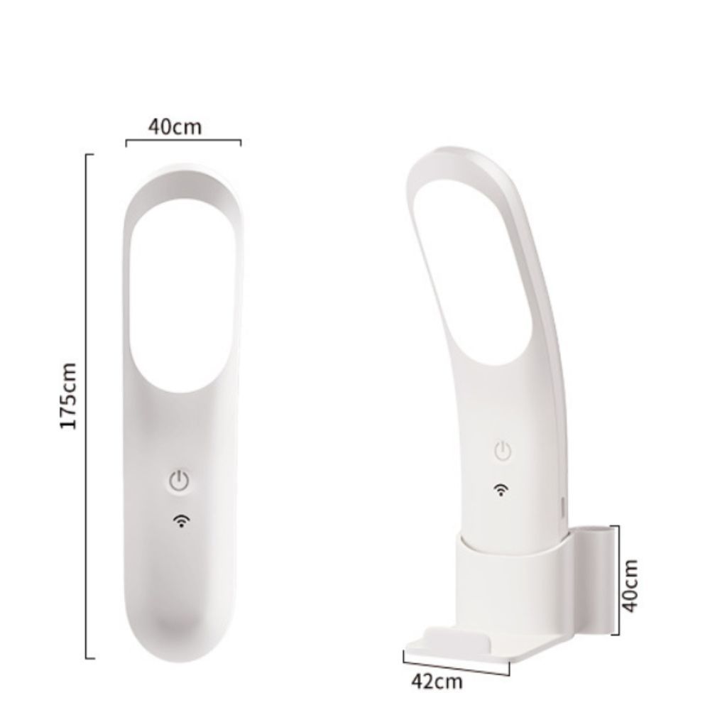 Practical Lamp Dual Use Power Supply LED Desk Lamp Soft Uniform Light Compact Size Rechargeable Lamp Multi-Functional Design Strong Flashlight Study Reading Light Emergency Lighting