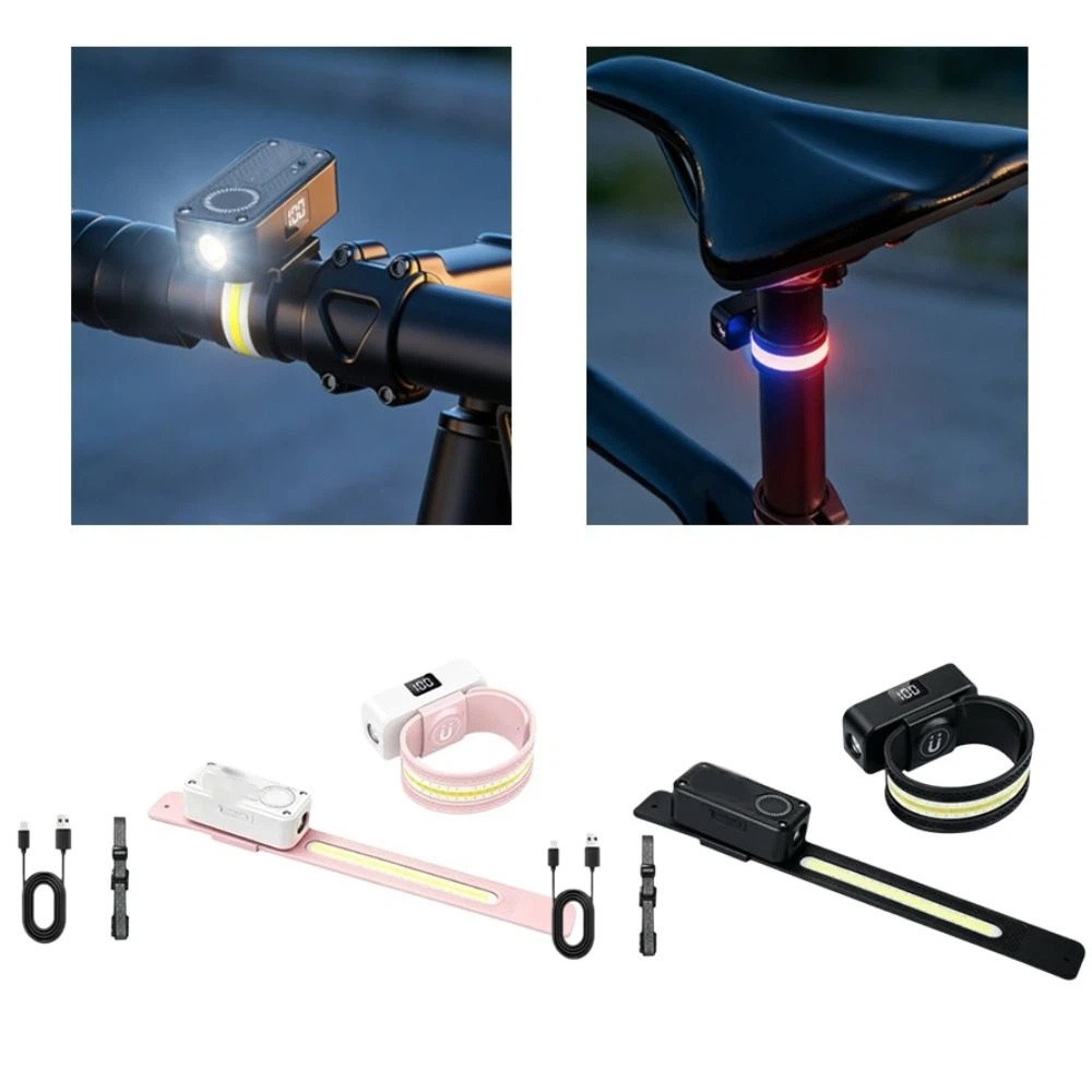 Hands-Free COB Floodlight Multifunctional Headlamp Magnetic Suction Rechargeable Motion Sensor Headlamp Wave Sensing Portable Hand Wave Induction Headlamp Riding