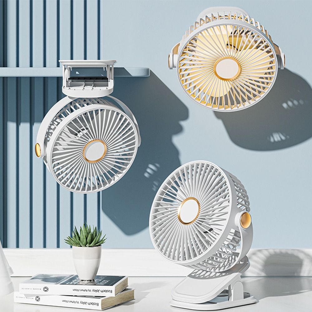 Gifts Creative Small Desk Fan Portable Rotatable Personal Table Fan Five Speed 4 in Mini Desk Fan Camping