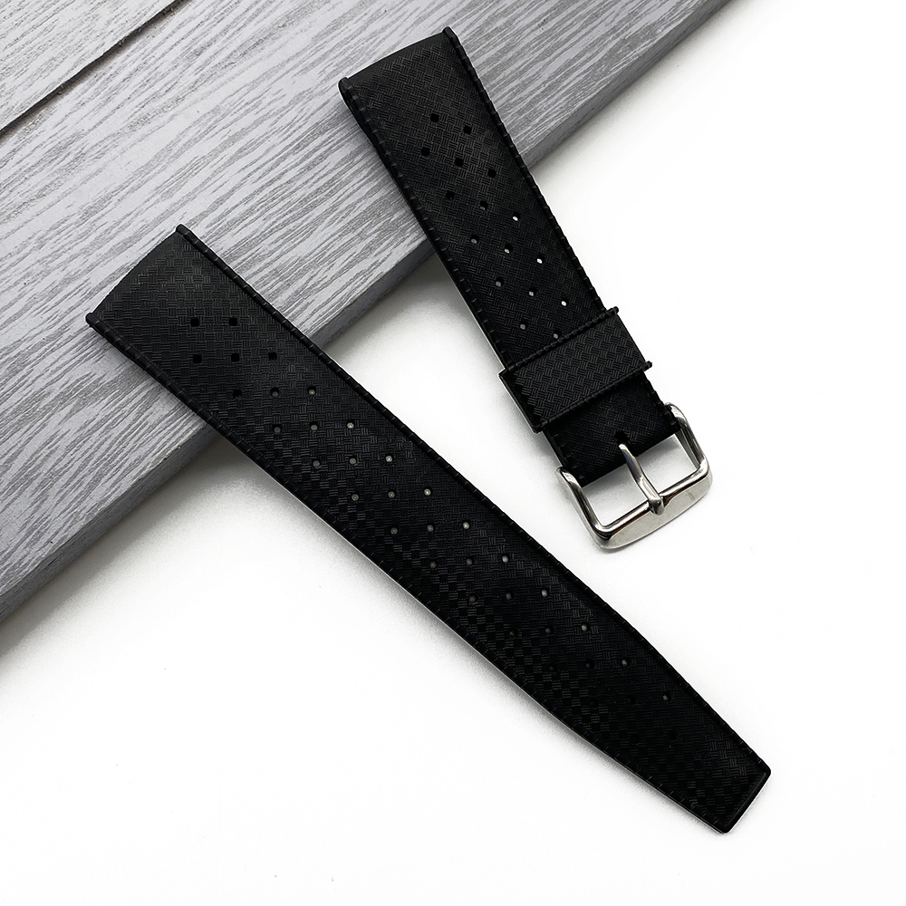 【New arrival】Tropical Fluoro Rubber Strap 20mm 22mm Watch Bands For Seiko SRP777J1 Watch Strap Diving Waterproof Bracelet Watch Bands For Men