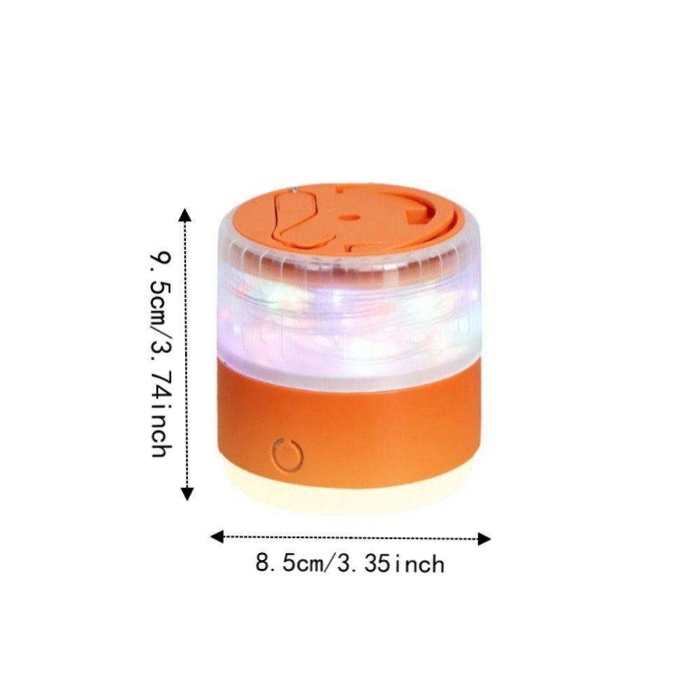 Flexible RGB LED Camping Lamp IPX6 Waterproof Retractable String Outdoor Night Light with Hook Portable Hanging Atmosphere Light Camping Use