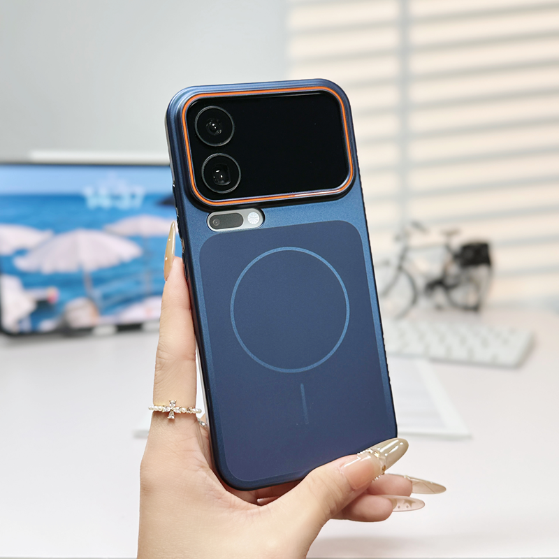 HODON Solid Color Matte Metalic Magnetic Phone Case For Xiaomi Mi 17 Pro Max For Magsafe Hard PC Back Cover