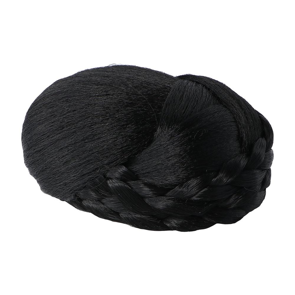 Trendy Invisible High quality Hair Accessories Straight Girls Hair Extension Synthetic Women Bride Hairpiece Braided Chignon Fake Hair Bun Hanfu Hair Chignon