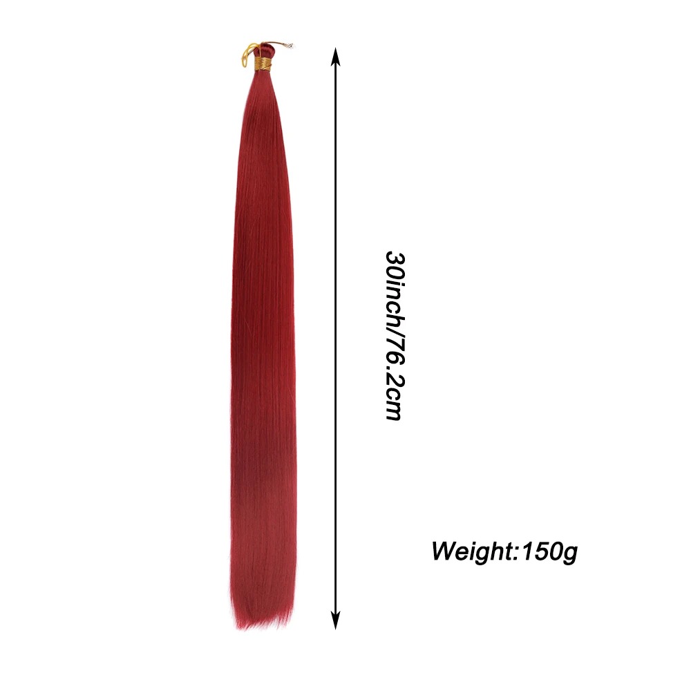 Soft Synthetic Bone Straight Braiding Hair Silky Ombre Straight Bulk Hair Long Natural Braids Hair Bundles for Women