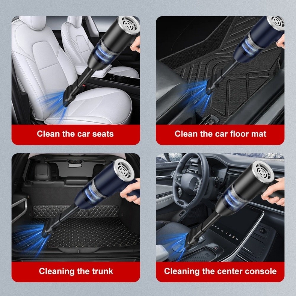 Cordless Portable Car Vacuum Cleaner Handheld Charging Wireless Vacuum Cleaner Powerful Motor Strong Suction Handheld Dust Remover Carpet Cleaning