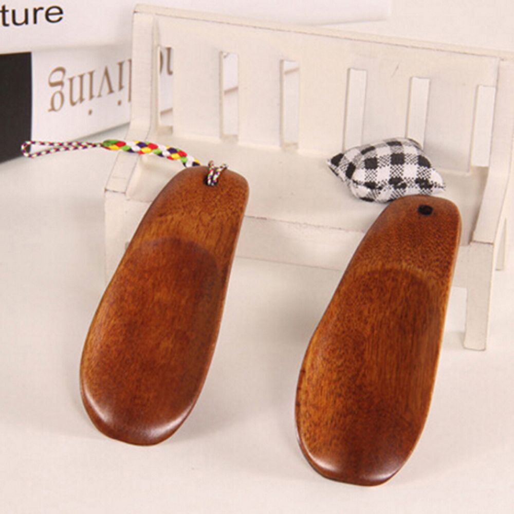 Lifter Useful Wooden Tools Spoon Shoe Horns Long Handle Flexible