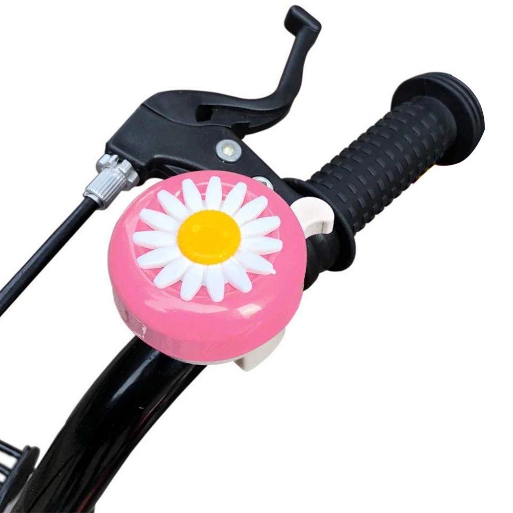 Bicycle Part Multi-color Handlebar Bell for Girls Alloy Plastics Cartoon Cycling Ring Alarm Daisy Flower Bicycle Bell Children Bicycle Bell Bike Alarm Bell
