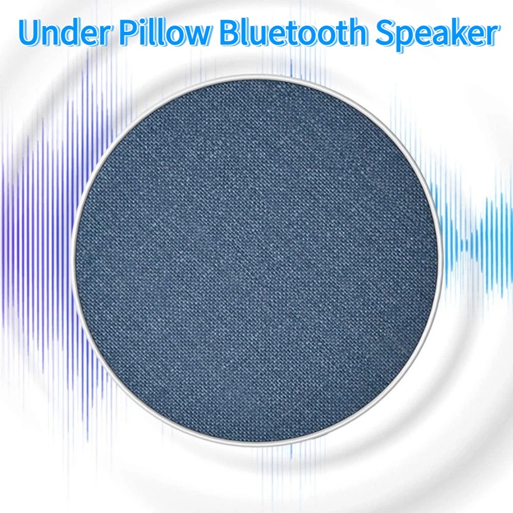 Durable Sleep Aid Under Pillow Bluetooth Speaker Bluetooth 5.4 Timer Wireless Sleeping Speaker Ultra-Thin TF Card Support Sound Machine Home Use