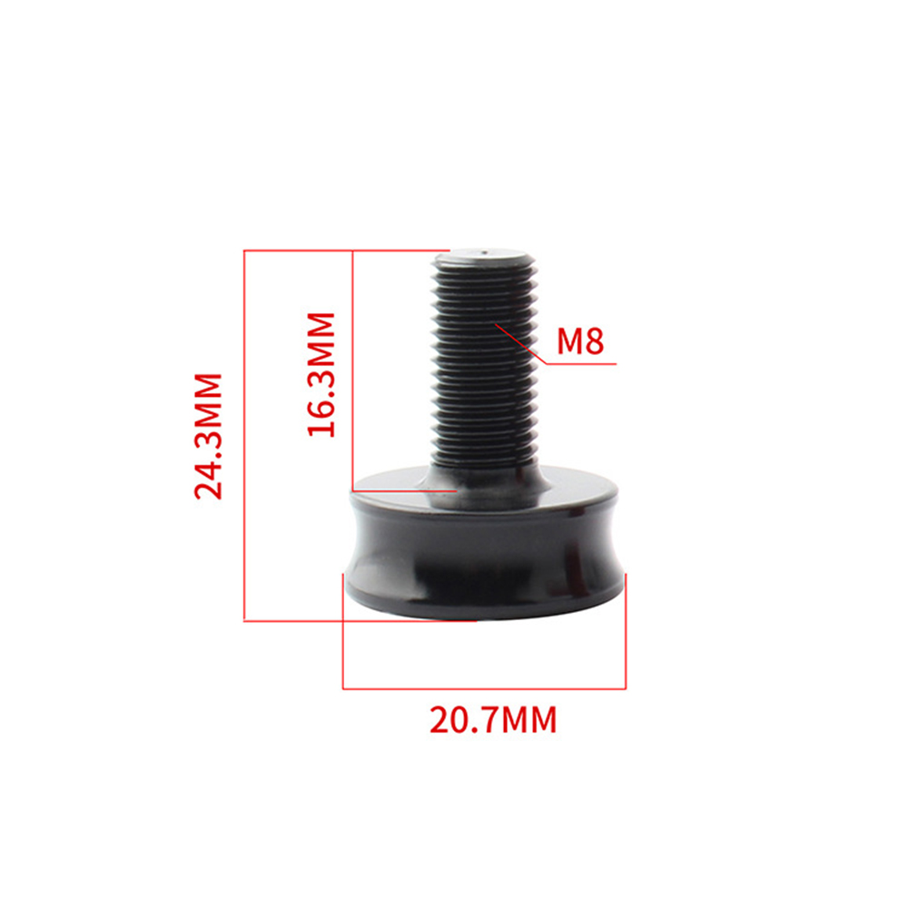 Bicycle Accessories 2pcs M8 Sealed Waterproof Square hole Crankset Screw Bottom Bracket Screw Bottom Bracket Bolts Crank Screws