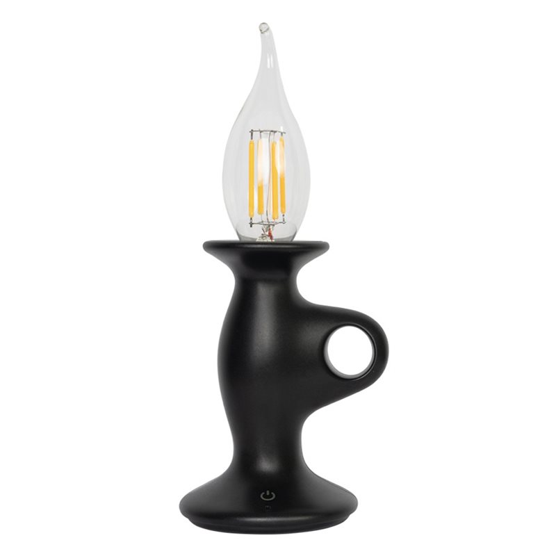 Retro Lamp Desk Decor Vintage Candle Lights Rechargeable Ambient Lighting for Home