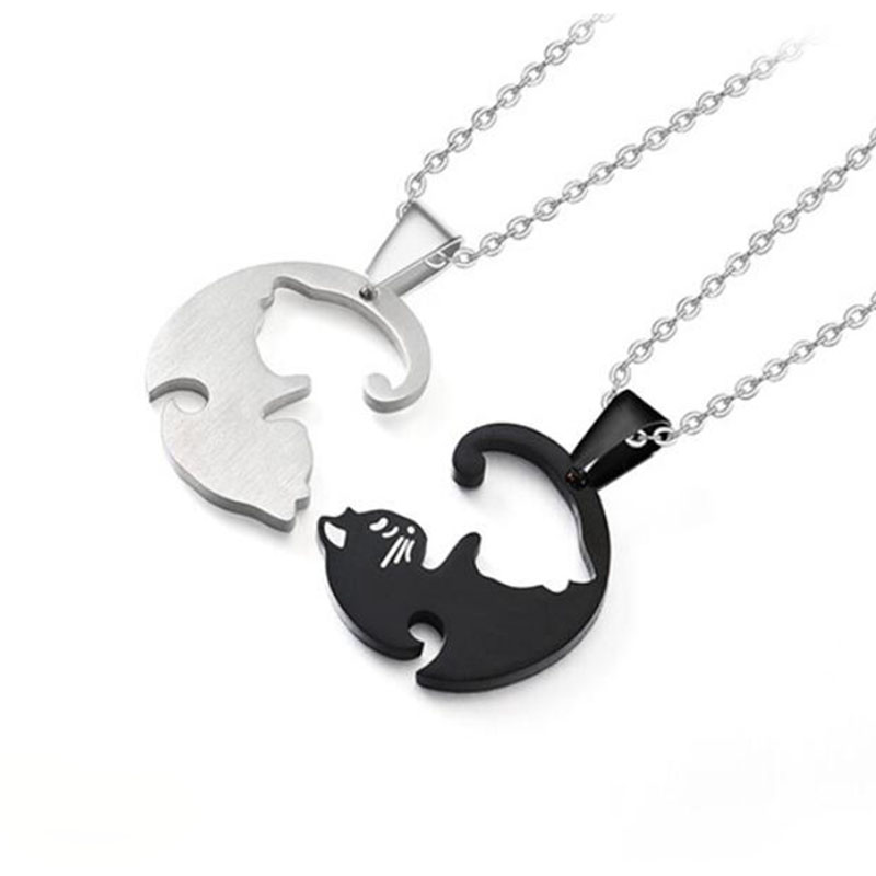 Yuanyan Yin Yang Couples Necklaces Matching Pendant Paired Things Stuff for Best Friends Bff Friendship 2 All for 1 Uah