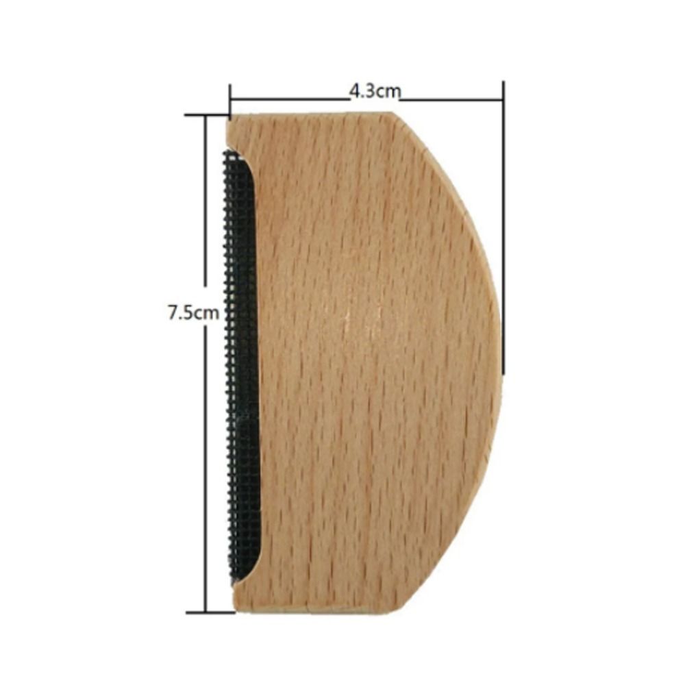 Durable Mini Hair Removal Comb Wooden Sweater Clothes Fabric Shaver Epilator Lint Trimmer Lint Remover