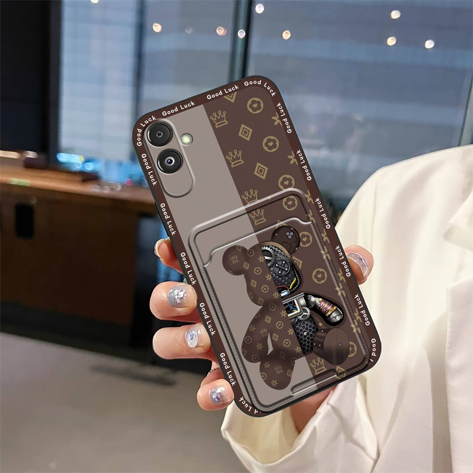 Silicone Dirt-resistant Phone Case For Samsung Galaxy F14 5G/SM-E146B Graffiti TPU Waterproof Full wrap Cartoon Durable