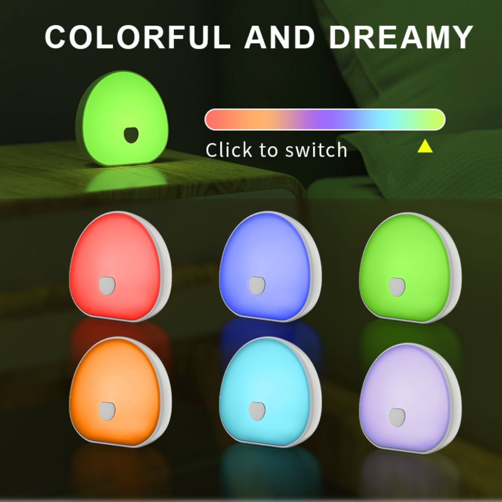 Multi-Functional Timing Function White Noise Sleep Device Adjustable Lighting Rechargeable Battery Portable Bedside Lamp Compact Design Colorful Lighting Sleep Assistance Light for 5V/1600mAh Family Use