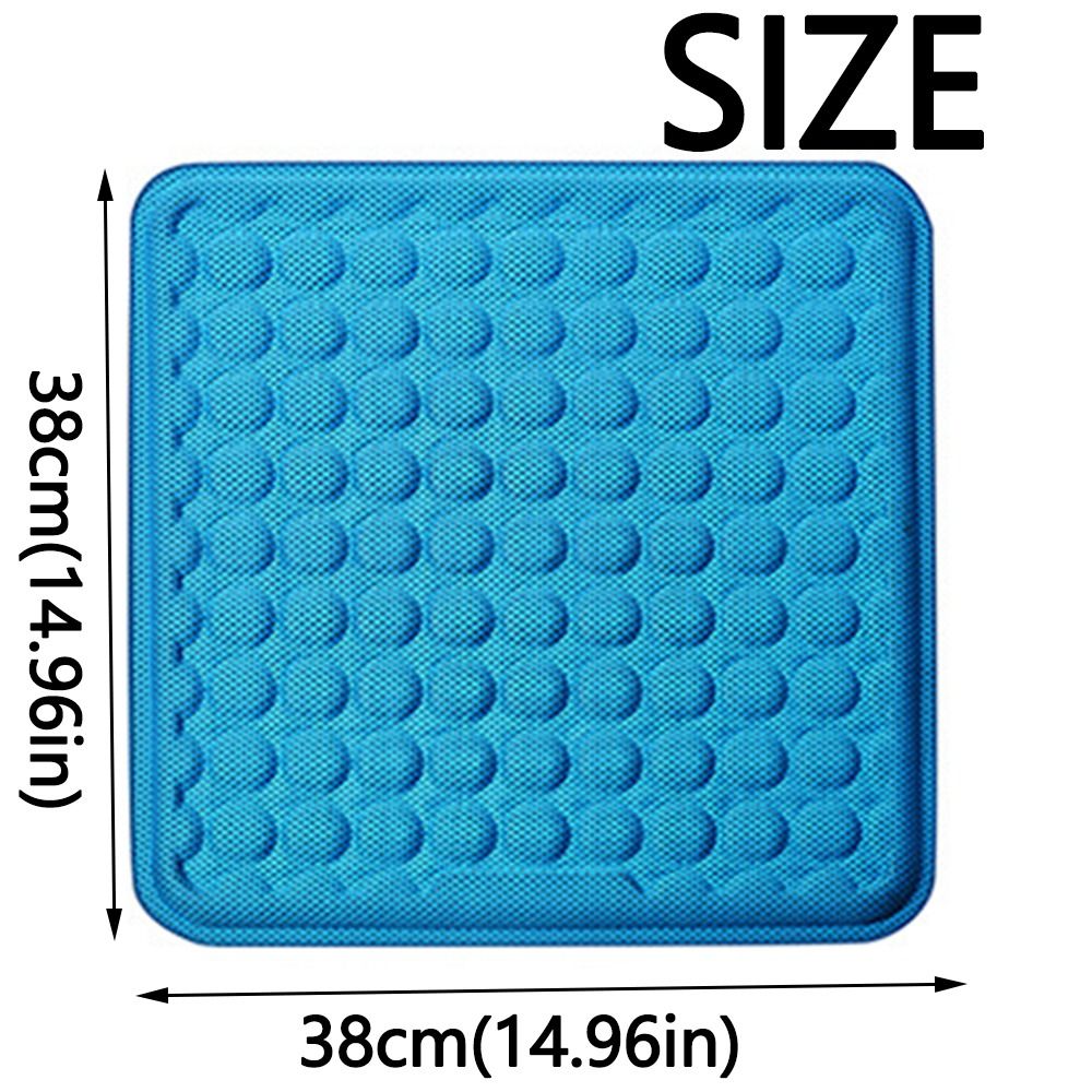 Cool Down Cushion Breathable Gel Ice Seat Cushion Soft Practical Summer Chair Pad Durable Universal Car Cooling Seat Pad Long Sitting