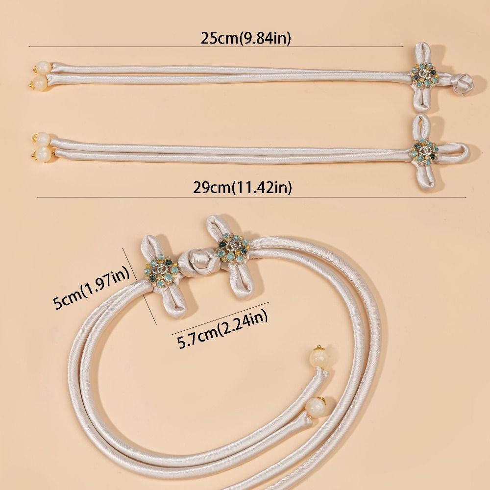 High-end Handmade Chinese Frog Closure Buttons Butterfly-shaped Long Sewing Knot Fastener Traditional Chinese Dress Han Suit Buckle Cheongsam